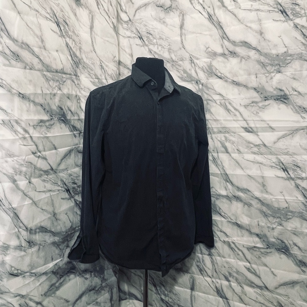 American Eagle Outfitters Black Dress Shirt